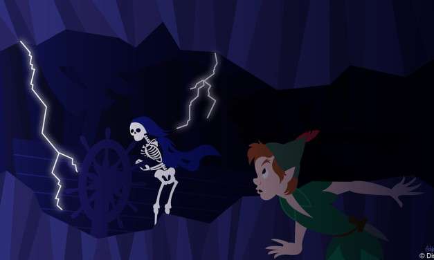 Disney Doodle: Peter Pan Encounters Pirates