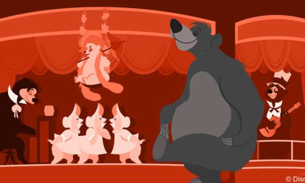 Disney Doodle: Baloo Checks out The Country Bear Jamboree