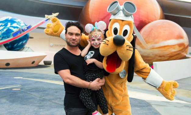 ‘The Big Bang Theory’ Actor Johnny Galecki Visits Disney Parks