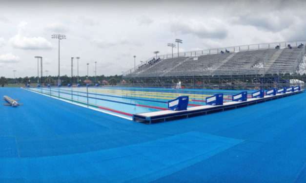 Time Lapse: Invictus Games Swimming Pool Rising Before Our Eyes at ESPN Wide World of Sports