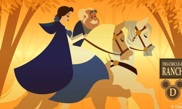 Disney Doodle: Belle & Maurice Test Out Tri-Circle-D Ranch