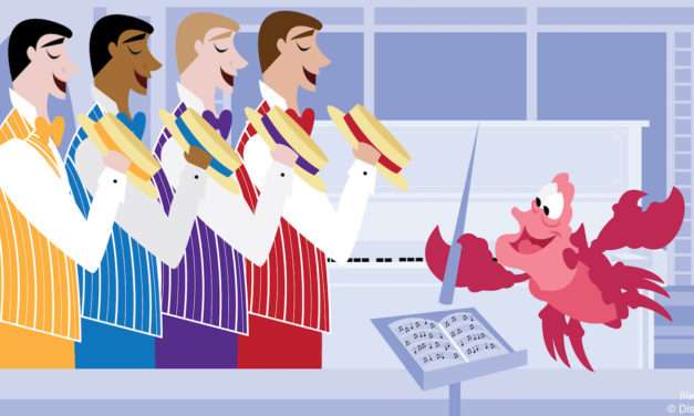 Disney Doodle: Sebastian Leads A ‘Dapper’ Concert Jennifer Fickley-Baker