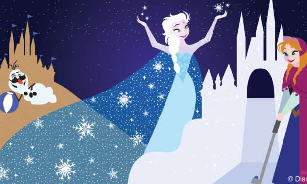 Disney Doodle: Anna & Elsa Take On Winter Summerland Miniature Golf