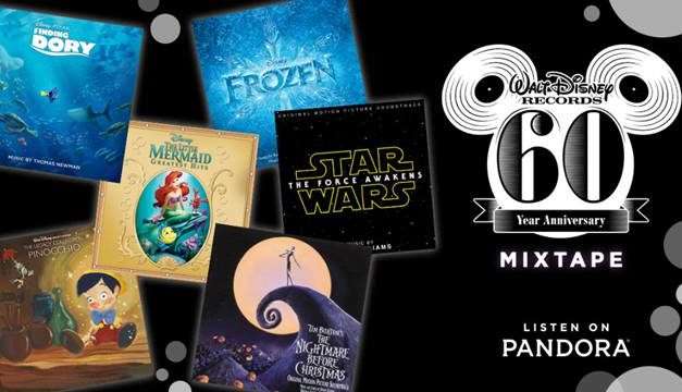 Exclusive Mixtape: Pandora Celebrates Walt Disney Records 60th Anniversary