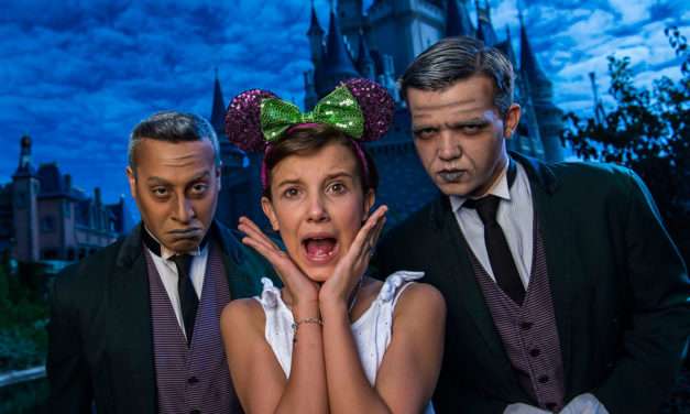 ‘Stranger Things’ Millie Bobby Brown Visits Magic Kingdom Park