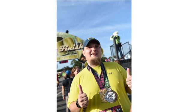 Blind Runner Conquers the Lumiere’s Two Course Challenge during the Disney Wine & Dine Half Marathon Weekend