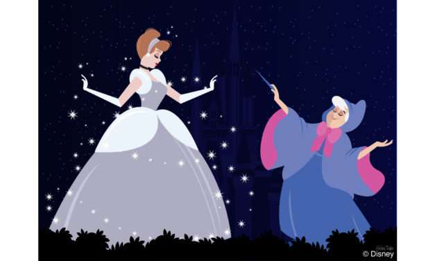 Disney Doodle: Cinderella Dresses Up For Mickey’s Very Merry Christmas Party