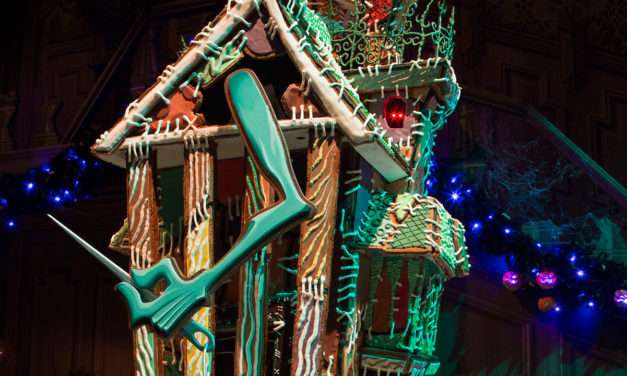 Behind the Scenes: Gingerbread House Moves into Haunted Mansion Holiday at Disneyland Park