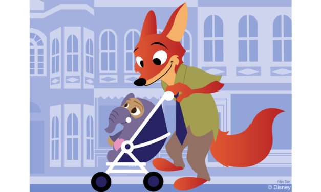 Disney Doodle: Nick & Finnick from ‘Zootopia’ on Main Street, U.S.A.