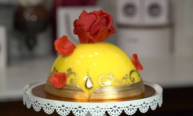 Enchanted Rose Cake Inspired by ‘Beauty and the Beast’