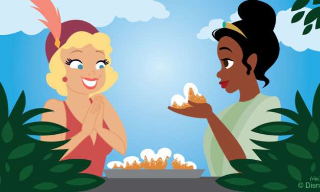 Tiana & Lottie Enjoy Disney Beignets