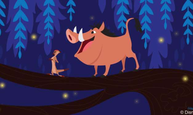 imon & Pumbaa Enjoy the Tree Of Life