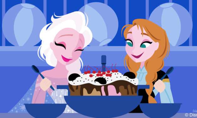 Disney Doodle: Anna & Elsa Check Out The Kitchen Sink