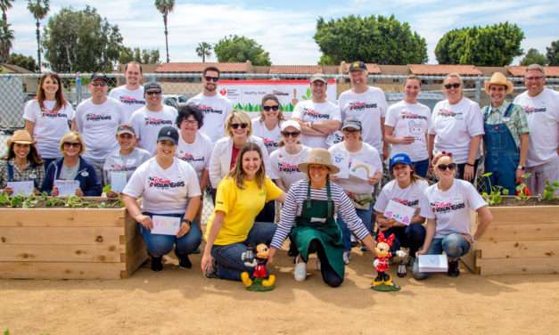 Disney VoluntEARS Help Build Second American Heart Association Teaching Garden in Anaheim