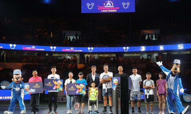 Mickey and Goofy Take on Tennis Stars at Shanghai Rolex Masters Family Day