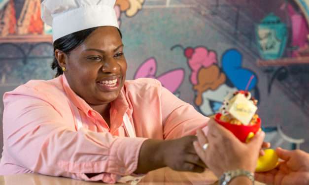 Caramel Waffle Cone Milkshake at Sweet on You Aboard the Disney Fantasy