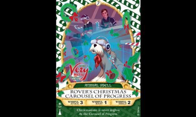 Rover’s Christmas Carousel of Progress Sorcerers of the Magic Kingdom Card