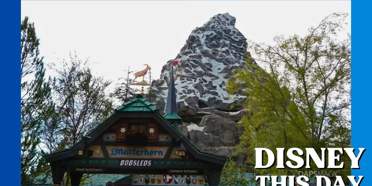 Journey Back to Disney’s History: Celebrating 65 Years of the Legendary Matterhorn Bobsleds