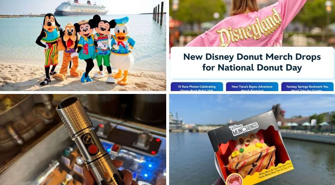Exciting Updates from Disney: Cruise Deals, Star Wars Legacy Lightsaber, Theme Park Tours, and Merchandise Galore