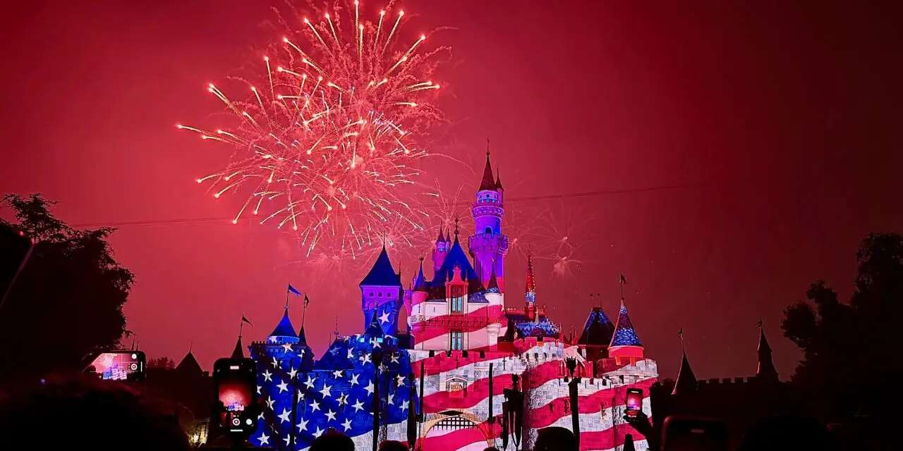 Disneyland Resort Celebartes 4th of July with Patriotic Magic