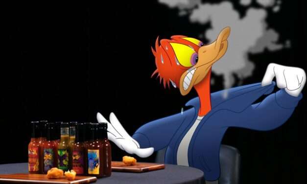 “Donald Duck’s Fiery Feat: A Spicy Showdown on ‘Hot Ones'”